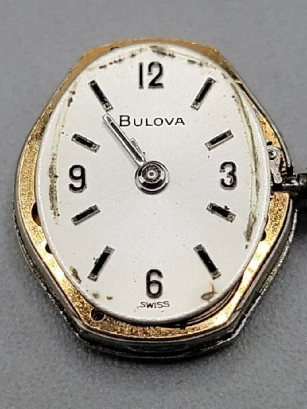 Vintage Bulova Ladies 1950s Infinity Wind Watch 10krgp 17 Jewels Swiss 17mm 6
